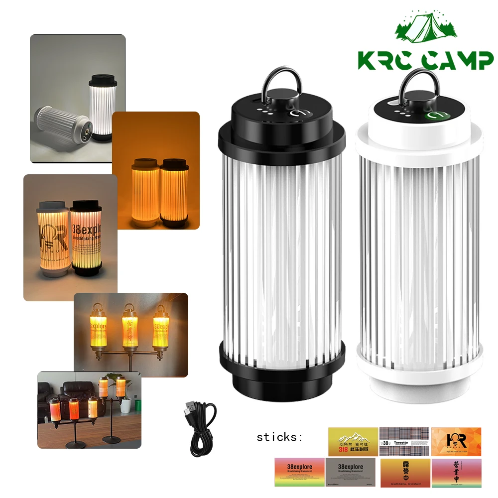 Outdoor Usb Power Outlet - 3000mAh 38 USB 충전식 캠핑 램프