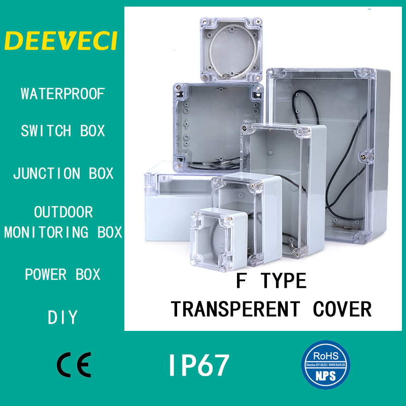 Outdoor Power Board Box - 투명 방수 야외 인클로저 플라스틱 상자
