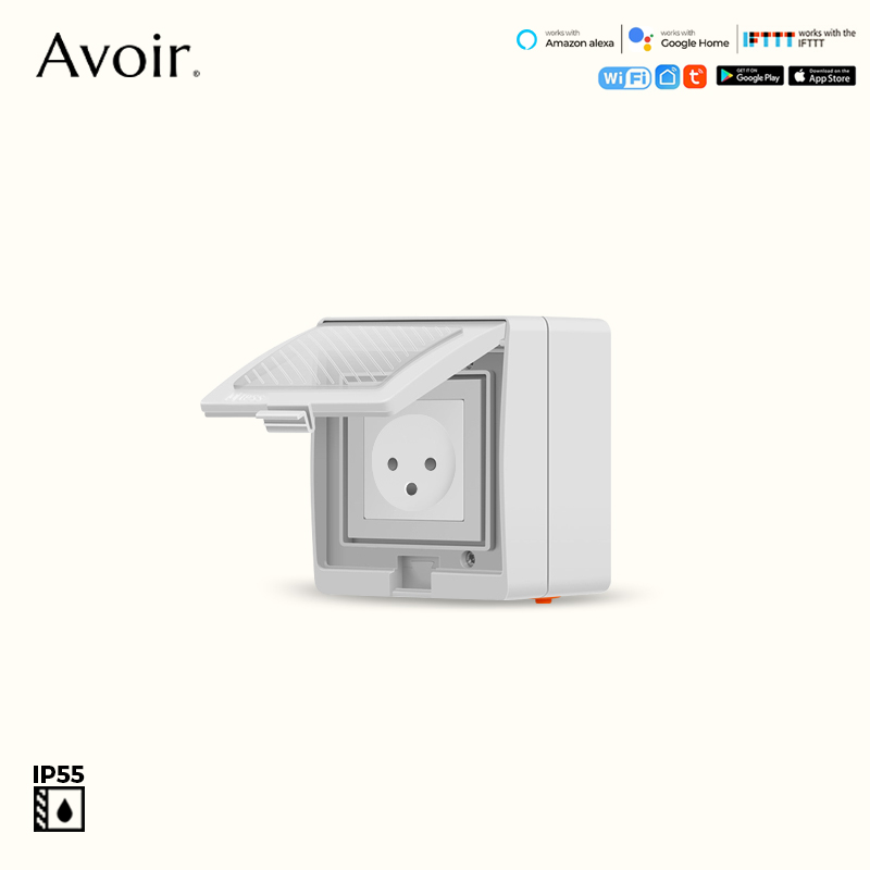 Outdoor Power Outlet With Remote Control - Avoir 이스라엘 Tuya 스마트 소켓 와이파이
