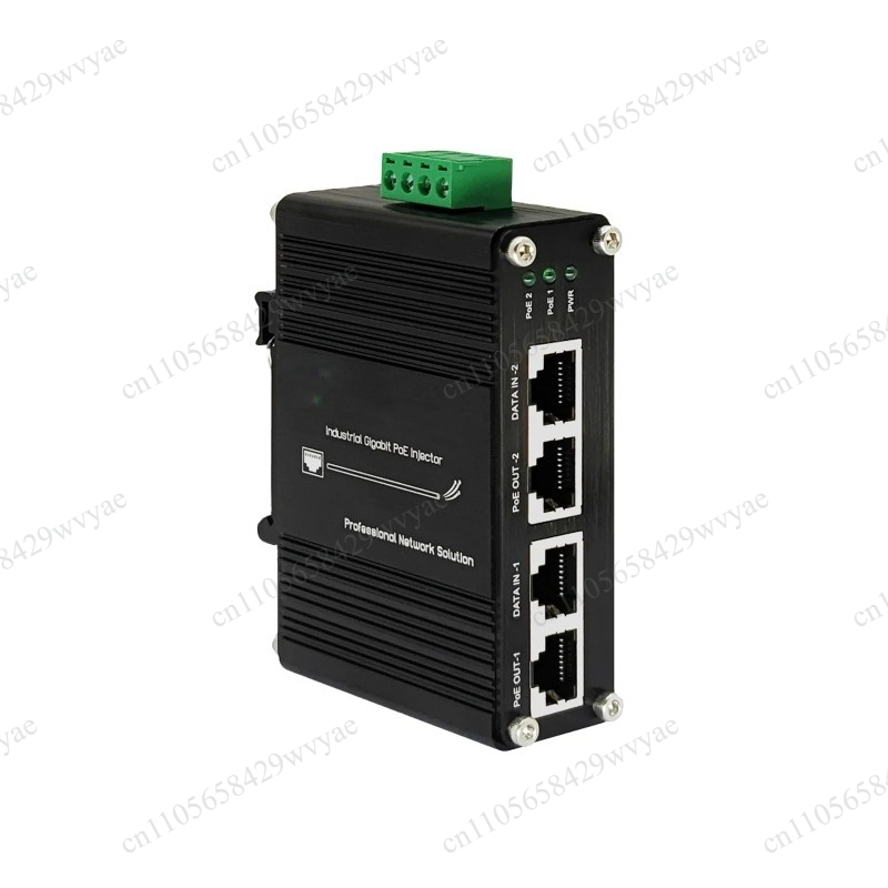 Outdoor Power Port - 60W 2포트 PoE 인젝터 10/100/1000M 기가비트