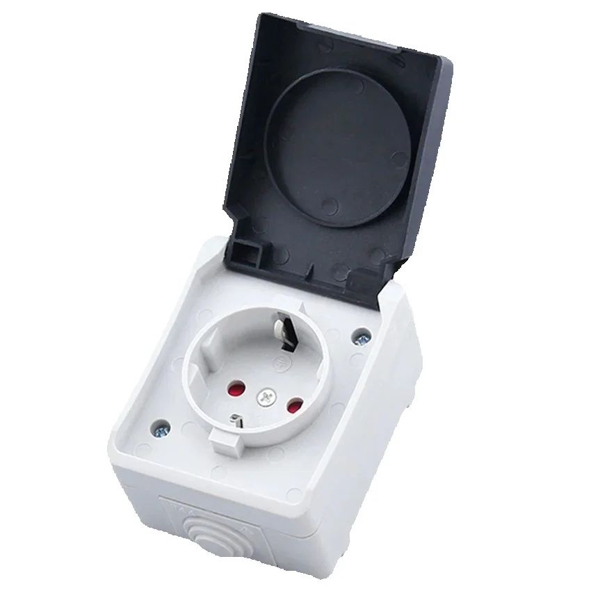 Outdoor Kitchen Power Outlet - 유럽 ​​프랑스 독일 16A 표면 장착