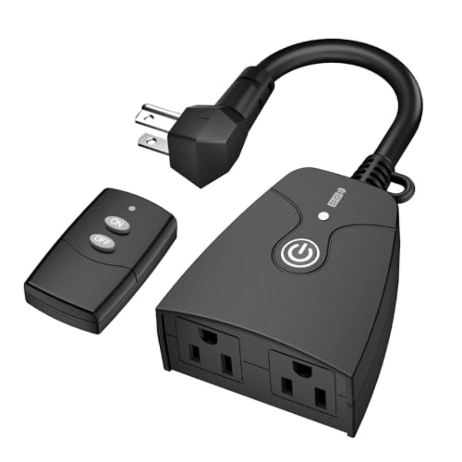 Outdoor Power Outlet With Remote Control - 실외용 무선 원격 제어 콘센트 플러그,
