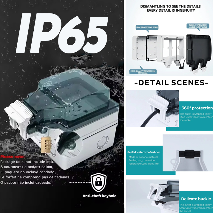 FUNAYA 스위스 Tuya 실외 방수 소켓 IP66  - Outdoor Power Outlet With Remote Control 리뷰 및 가격