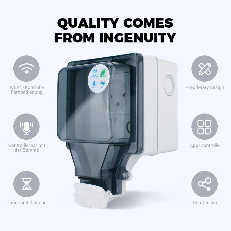Avoir IP66 야외 방수 소켓 이스라엘 플러그 T - Outdoor Power Outlet With Remote Control 리뷰 및 가격