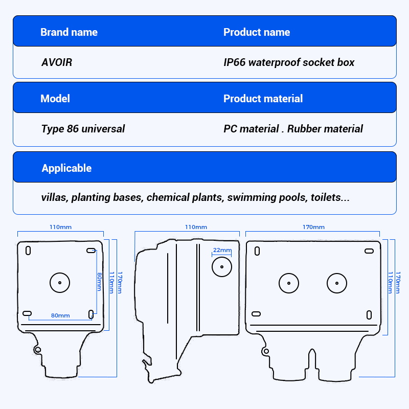 Avoir IP66 야외 방수 소켓 이스라엘 플러그 T - Outdoor Power Outlet With Remote Control 리뷰 및 가격