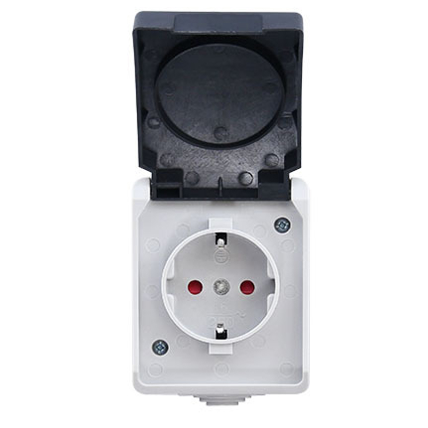 1pcs 16A 표면 장착형 야외 방수 전원 벽면 소켓 - Outdoor Kitchen Power Outlet 리뷰 및 가격