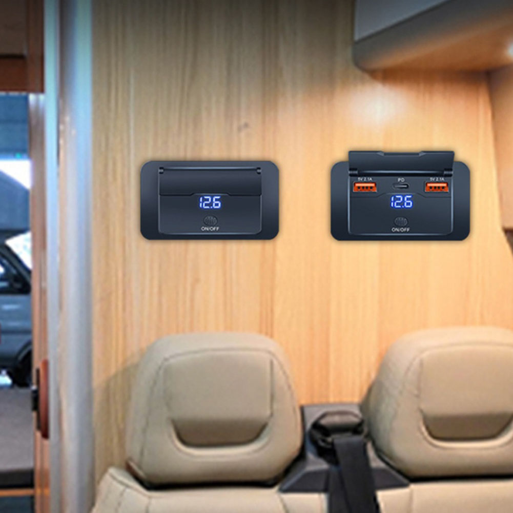 트럭 전원 콘센트 RV 소켓 충전기 야외 모험용 고속  - Outdoor Usb Power Outlet 리뷰 및 가격
