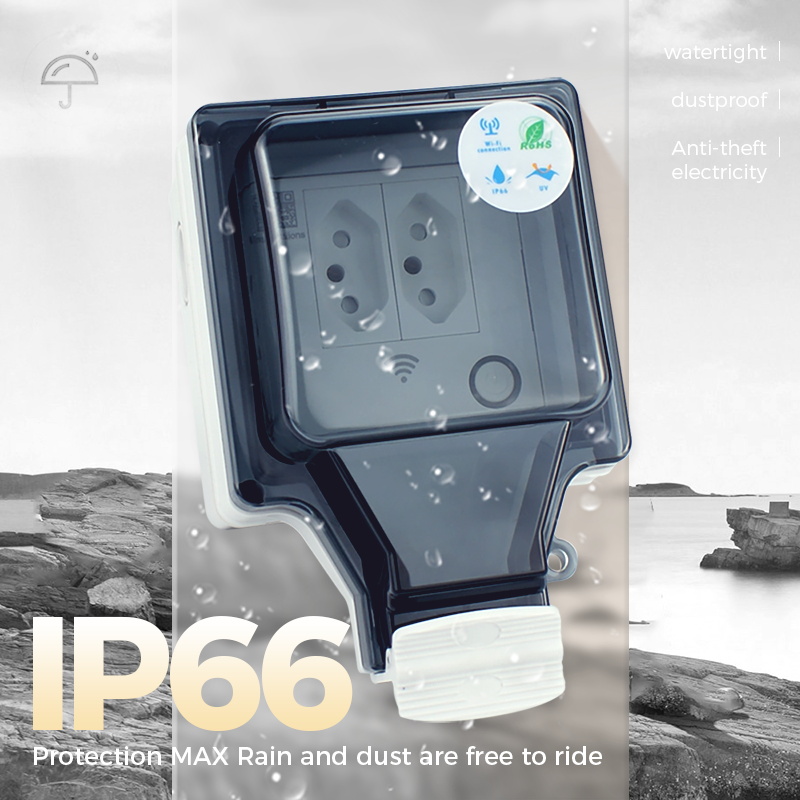 Avoir Tuya Wifi 스마트 소켓 IP66 실외 - Outdoor Power Outlet With Remote Control 리뷰 및 가격