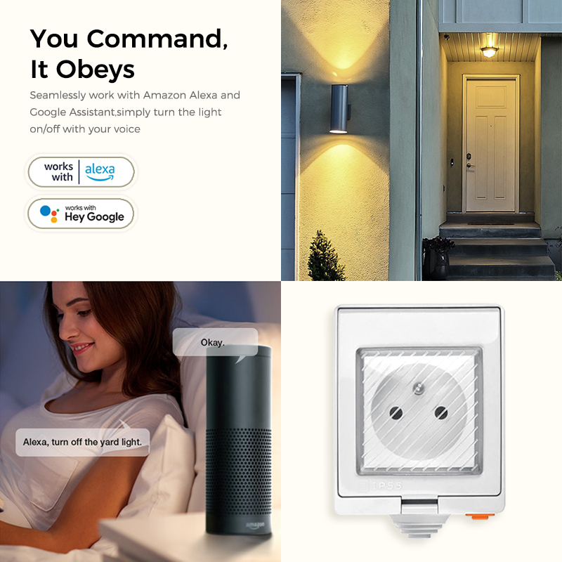 Avoir 투야 와이파이 전기 소켓, 방수 FR 소켓, - Outdoor Power Outlet With Remote Control 리뷰 및 가격