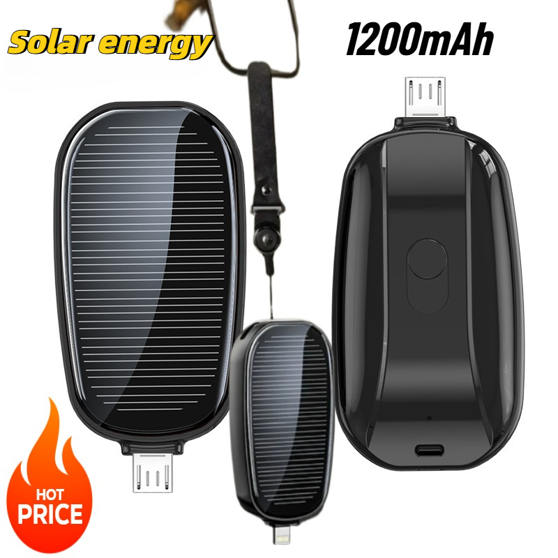 1200mAh 태양광 미니 보조배터리 키체인 휴대용 충 - Outdoor Usb Power Outlet 리뷰 및 가격