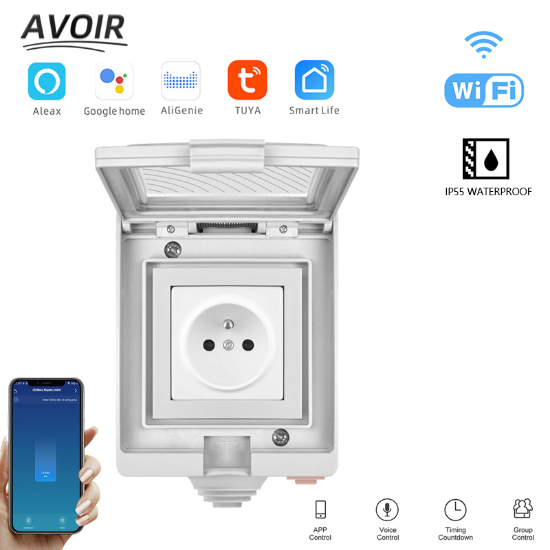 Avoir 투야 스마트 전원 소켓, FR 표준 플러그, - Outdoor Power Outlet With Remote Control 리뷰 및 가격