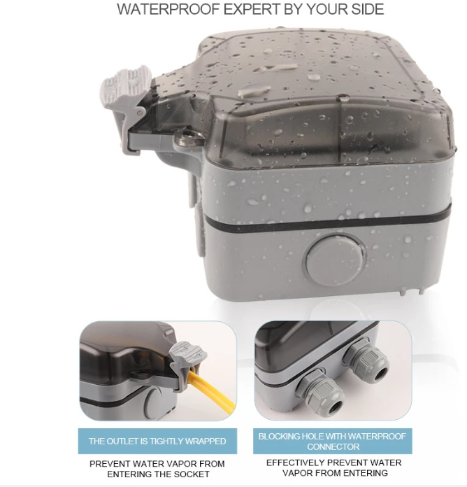 IP66 EU 표준 독일식 야외 방수 USB 소켓이 있 - Outdoor Usb Power Outlet 리뷰 및 가격