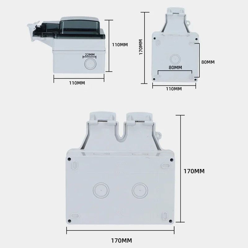 투야 방수 전기 벽면 콘센트 EU FR KR IL IP - Outdoor Power Outlet With Remote Control 리뷰 및 가격