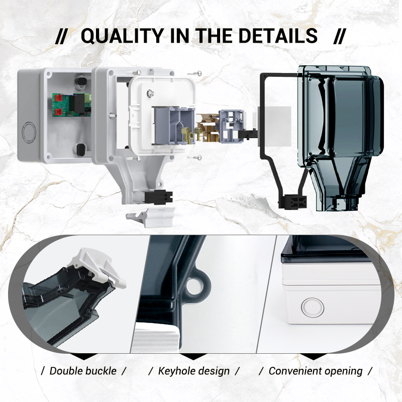 Avoir Tuya 스마트 IP66 방수 소켓 Wifi - Outdoor Power Outlet With Remote Control 리뷰 및 가격
